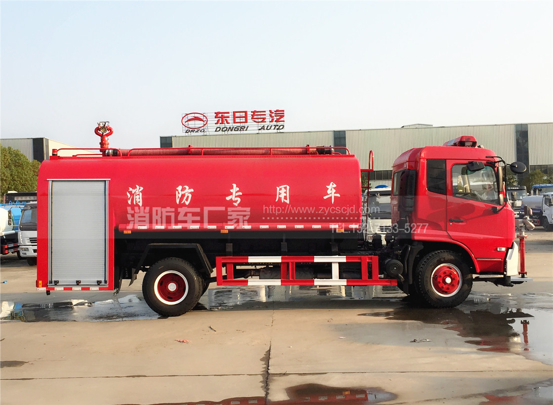 東風天錦10噸消防灑水車