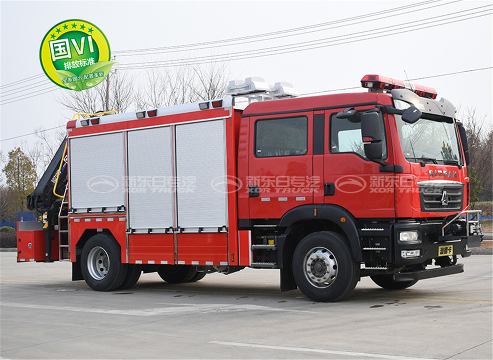 國六重汽汕德卡搶險救援消防車